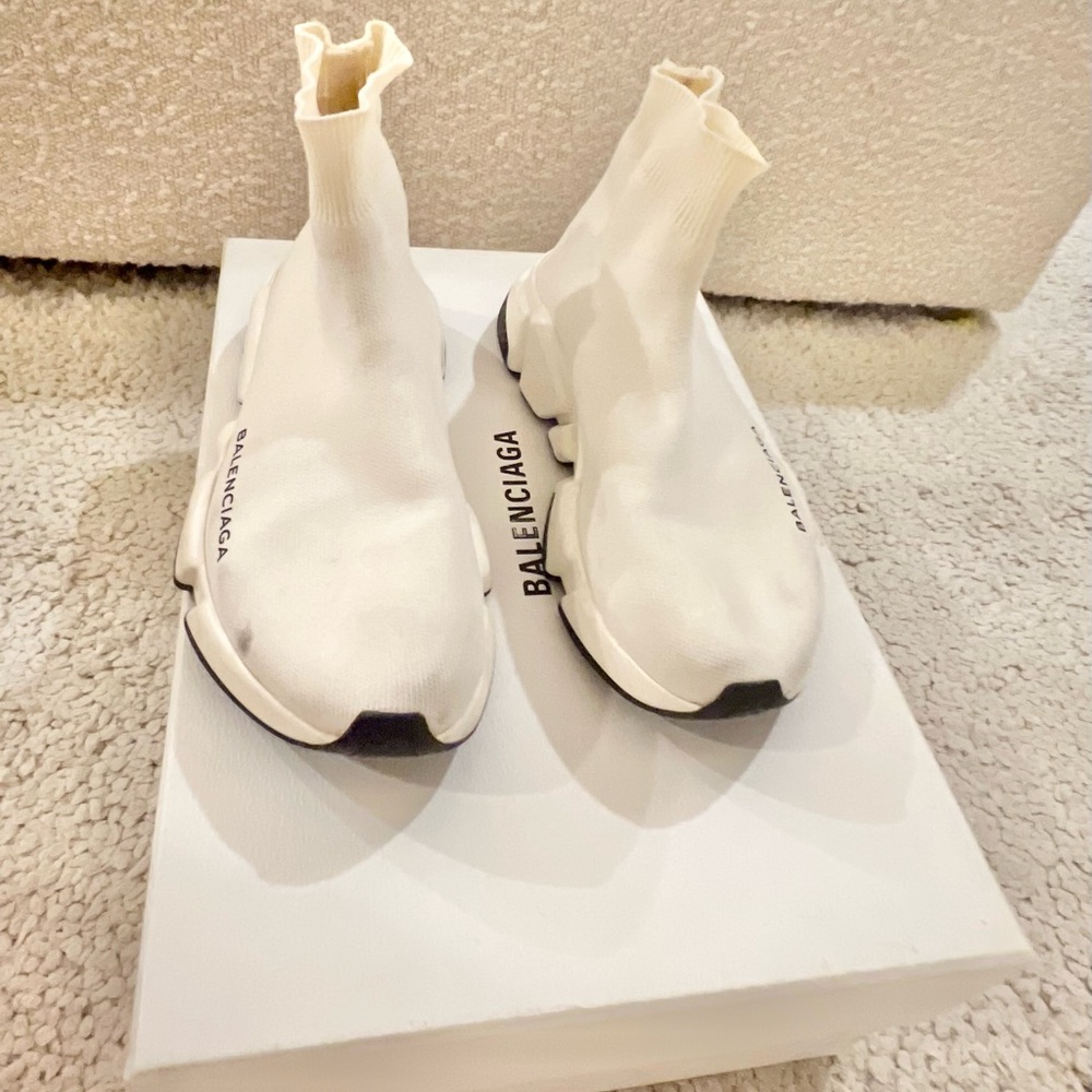 BALENCIAGA
Speed Trainer 'White' Sock Sneakers